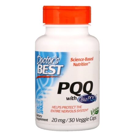 Doctor's Best, PQQ com BioPQQ, 20 mg, 30 Cápsulas Vegetais