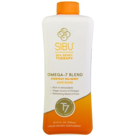 Sibu Beauty, Combinação Ômega-7, Suco Extraído da Combinação de Frutos do Mar para o dia a dia, 25.35 fl oz (750 ml)