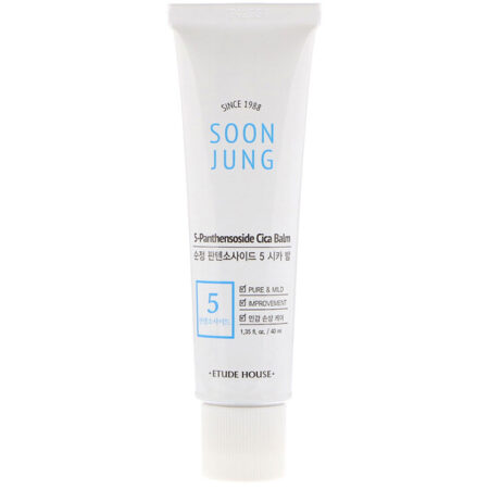 Etude House, Soon Jung, 5-Panthensoside Cica Balm, 1.35 fl oz (40 ml)