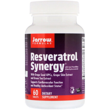 Jarrow Formulas, Resveratrol Synergy, 60 Comprimidos