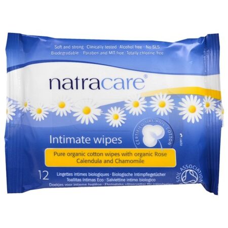 Natracare, Absorventes Íntimos de Algodão Orgânico Certificado, 12 Absorventes