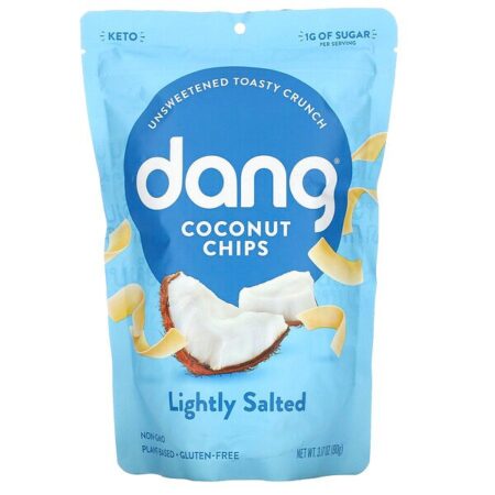 Dang, Chips de Coco, Levemente Salgados, 90 g (3,17 oz)