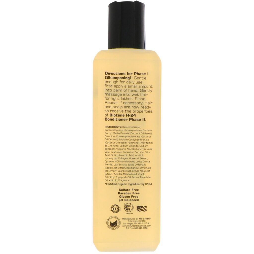 Biotene H-24, Shampoo Natural com Biotina e Peptídeos, Fase I, 8,5 fl oz (250 ml) - Imagem 2