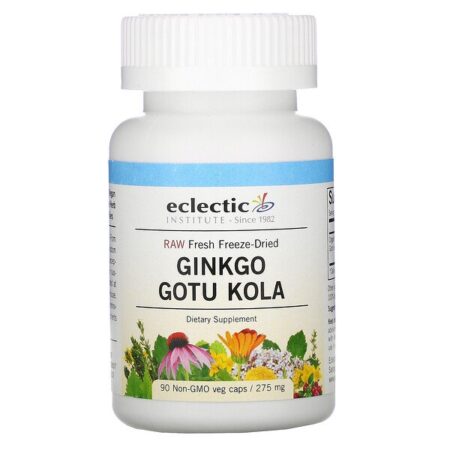 Eclectic Institute, Ginkgo Gotu Kola, 275 mg, 90 Non-GMO Veg Caps