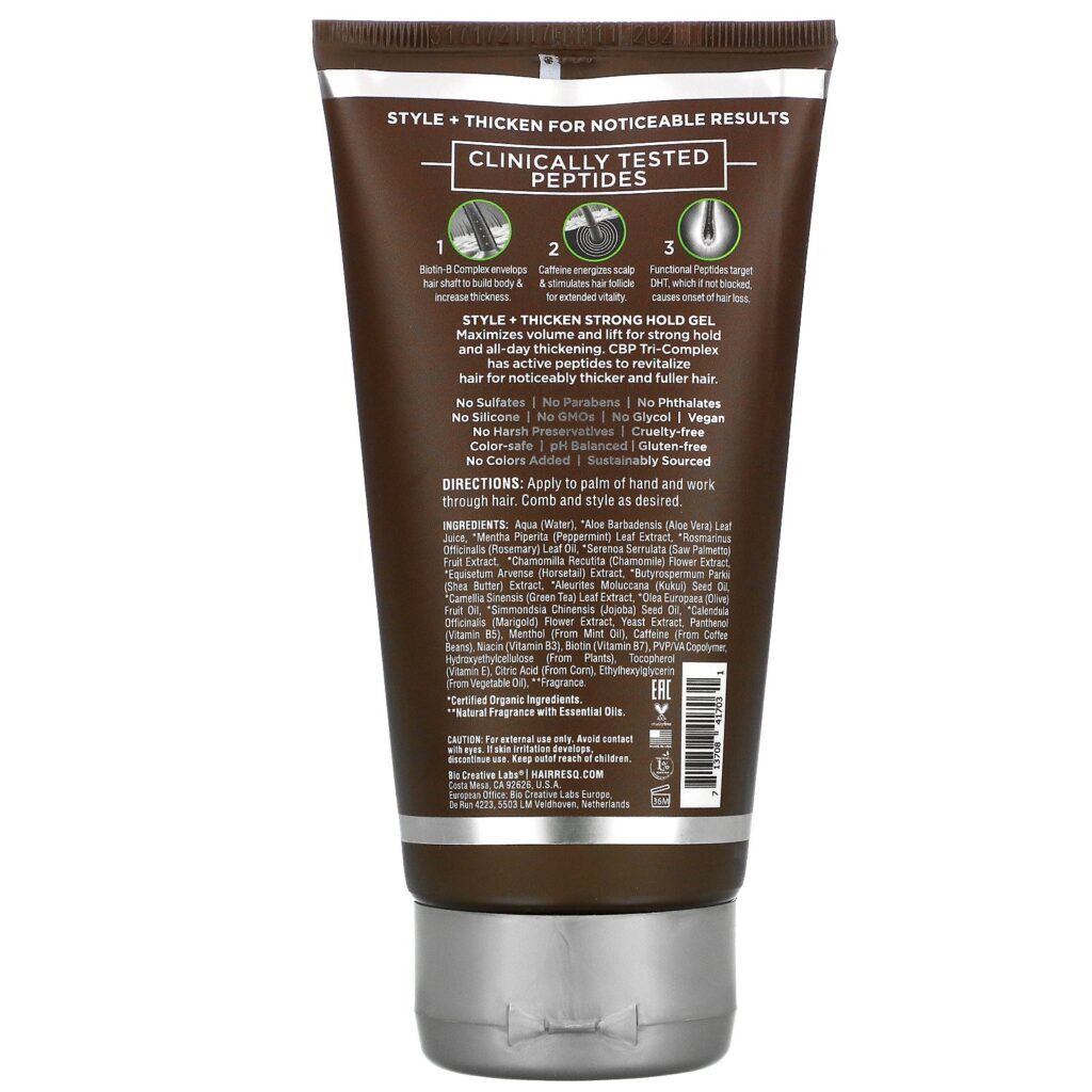 Petal Fresh, Hair ResQ, tratamento de espessamento, gel de fixação forte para estilo + espessamento, 5 fl oz (150 ml) - Imagem 2