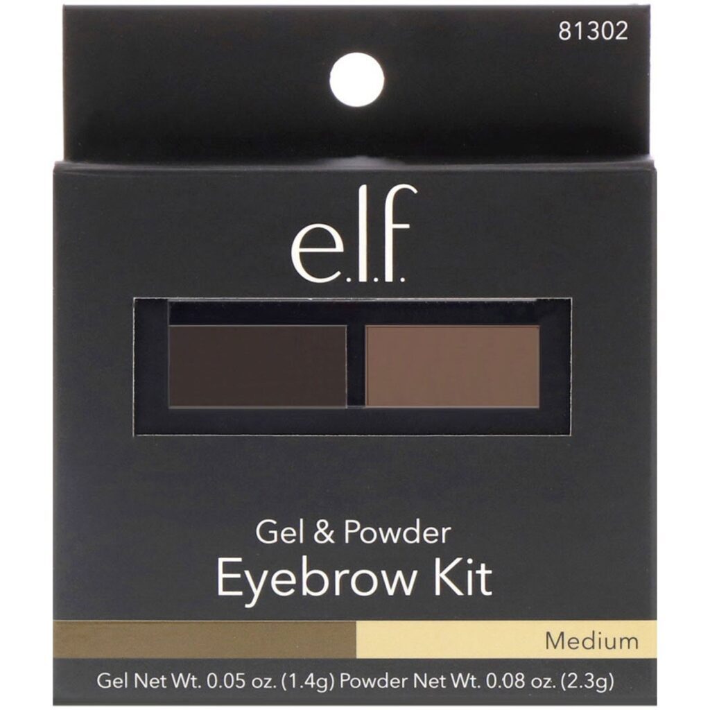 E.L.F., Conjunto para Sobrancelhas, Gel - Pó, Médio, Gel com 0,05 oz (1,4 g) - Pó com 0,08 oz (2,3 g) - Imagem 2