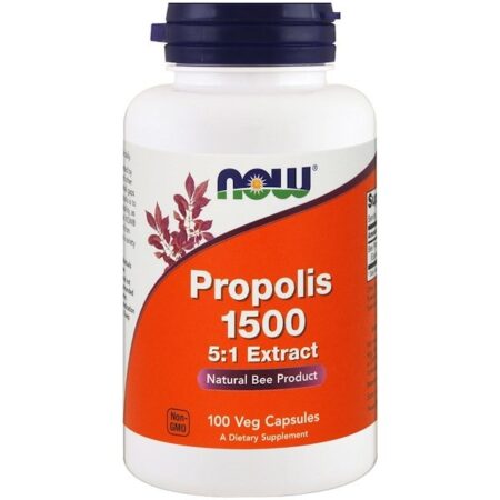 Now Foods, Própolis 1.500, 100 Cápsulas Vegetais