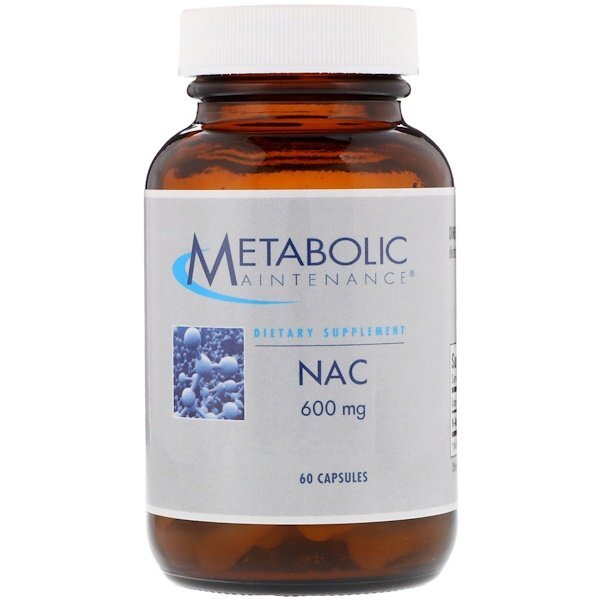 Metabolic Maintenance, NAC, 600 mg, 60 Cápsulas