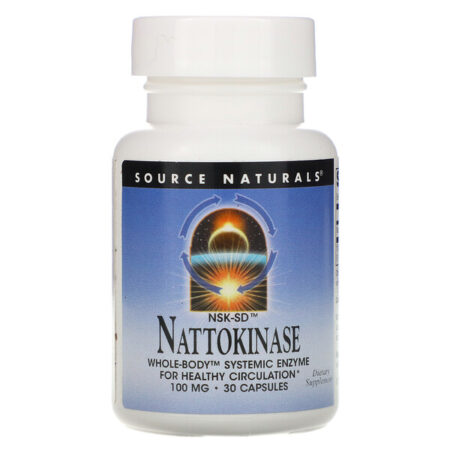 Source Naturals, NSK-SD Nattokinase, 100 mg, 30 Capsules