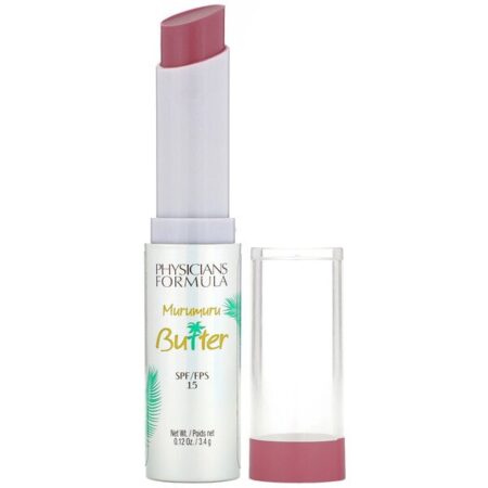 Physicians Formula, Murumuru Butter Lip Cream, SPF 15, Mauvin' to Brazil, 0.12 oz (3.4 g)