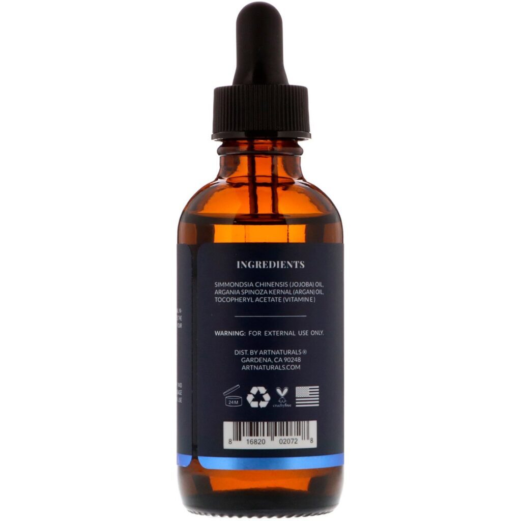 Artnaturals, Óleo para Barba e Bigode, 2 fl oz (59 ml) - Imagem 2