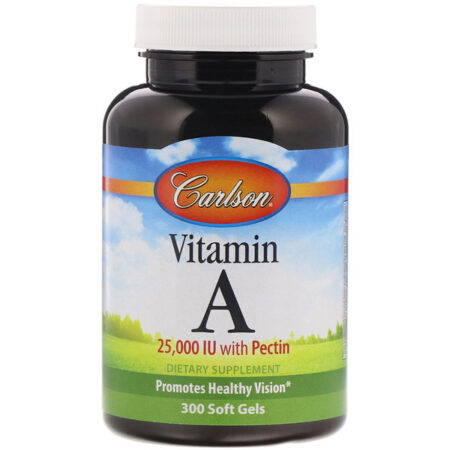 Carlson Labs, Vitamina A, 25000 IU, 300 Cápsulas Gelatinosas