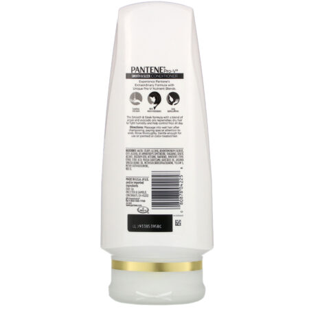 Pantene, Pro-V, Smooth & Sleek Conditioner, 12 fl oz (355 ml) - Image 2