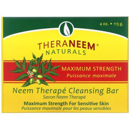 Organix South, TheraNeem Naturals, Terapia Nim Barra de Limpeza, Força Máxima, 113 g