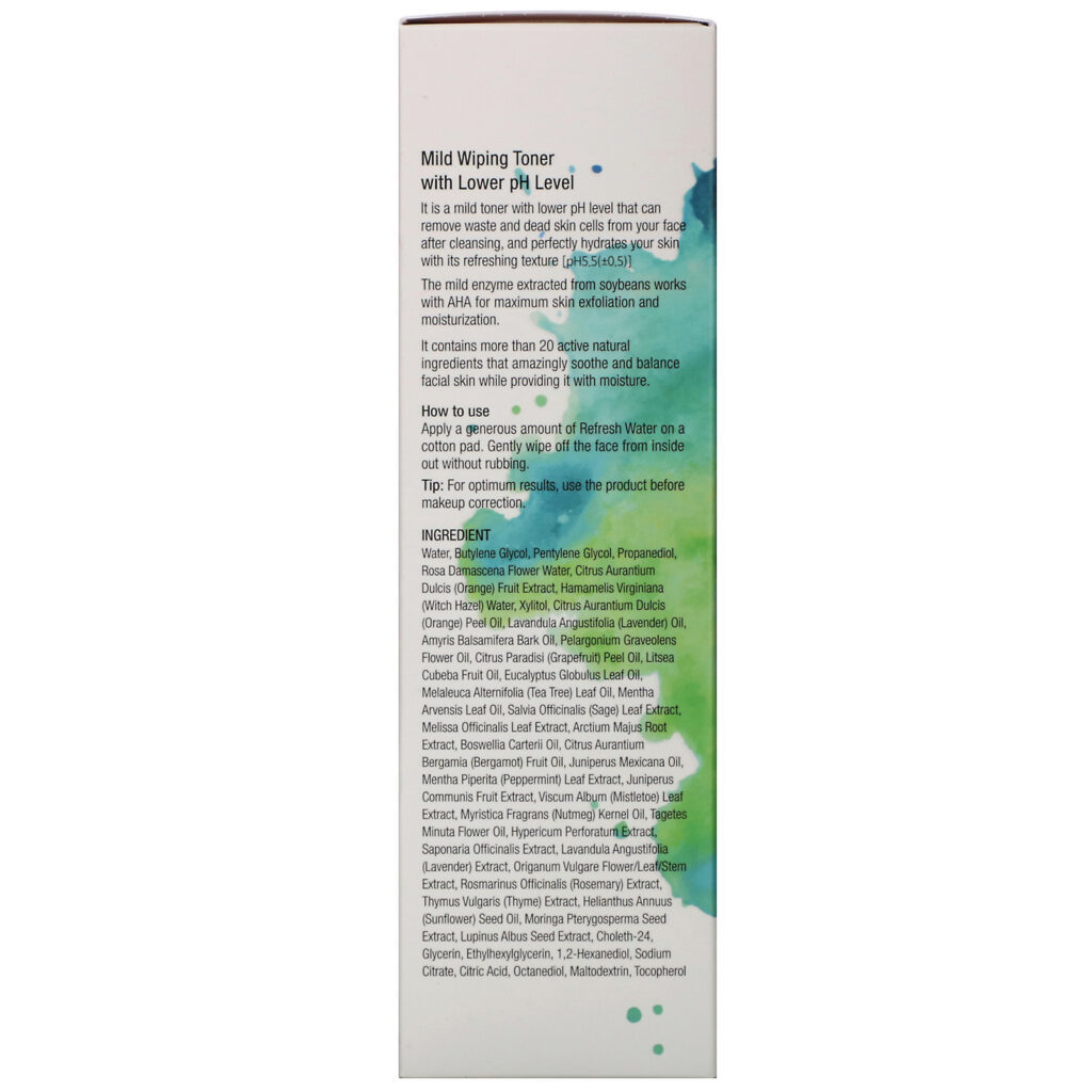 Heimish, Refresh Water, Tonificador de Descascamento para Limpeza, 250 ml - Imagem 3