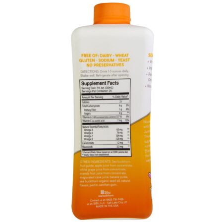 Sibu Beauty, Combinação Ômega-7, Suco Extraído da Combinação de Frutos do Mar para o dia a dia, 25.35 fl oz (750 ml) - Image 2