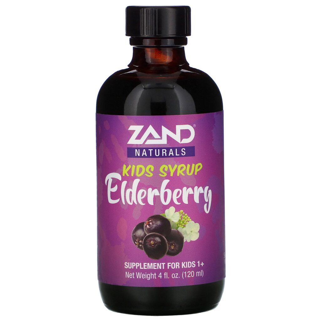 Zand, Kids Elderberry Syrup, 4 fl oz (120 ml) - Imagem 3