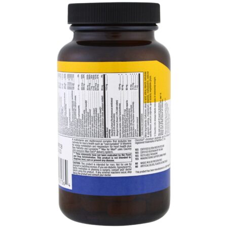 Country Life, Max for Men, Complexo Multivitamínico e Mineral, Sem Ferro, 120 Comprimidos - Image 3