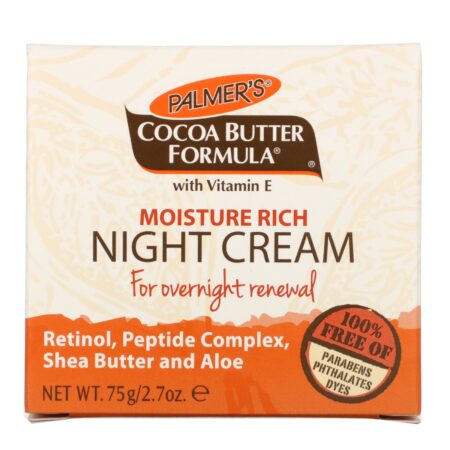 Palmer's, Cocoa Butter Formula, Moisture Rich Night Cream, 75 g (2,7 oz) - Image 3