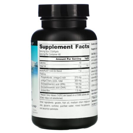 Source Naturals, ArcticPure, Óleo de Krill, 500 mg, 120 Cápsulas Softgel - Image 2