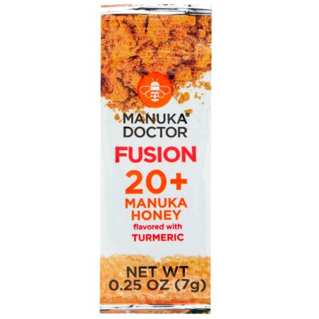 Manuka Doctor, Fusion 20+ Manuka Honey, Turmeric, 24 Sachets, 0.25 oz (7 g) Each - Image 2