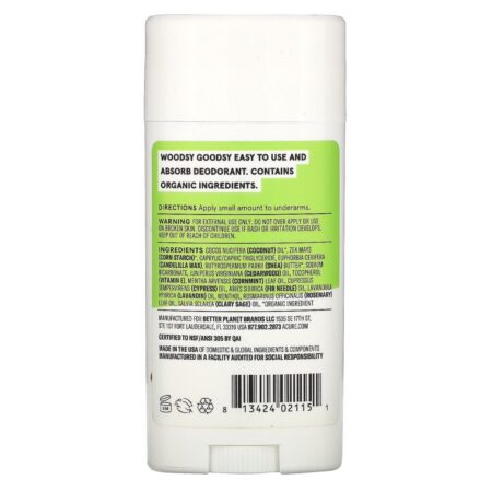 Acure, Desodorante, Cedro e Menta, 63,78 g (2,25 oz) — foto 2