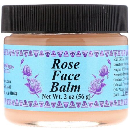 WiseWays Herbals, Balm Rose Face, 2 oz (56 g)