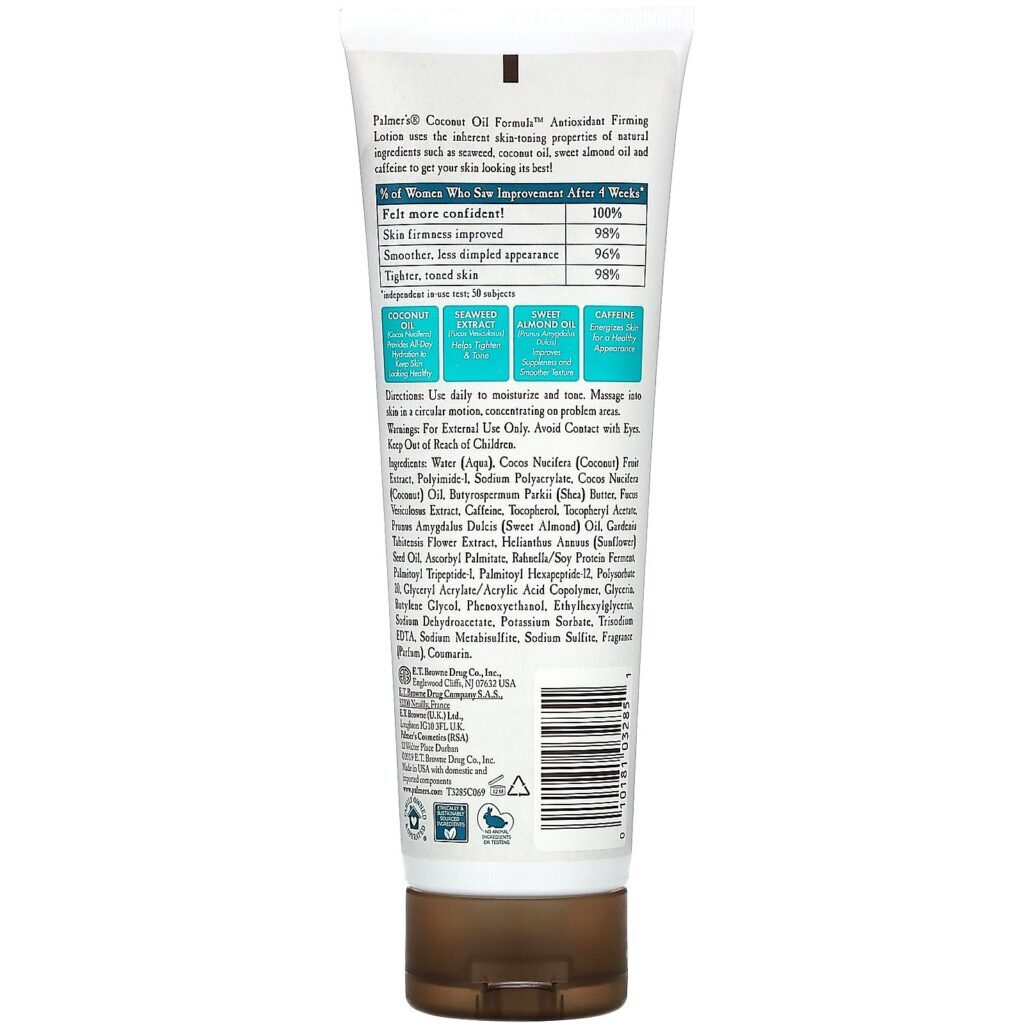 Palmer's, Fórmula de Óleo de Coco, Óleo de Coco, Loção Firmadora Antioxidante, 8,5 fl oz (250 ml) - Imagem 2