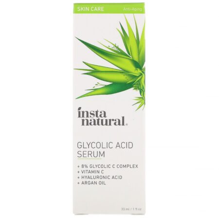 InstaNatural, Glycolic Acid Serum, Anti-Aging, 1 fl oz (30 ml) - Image 2