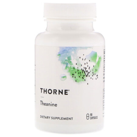 Thorne Research, Teanina, 90 Cápsulas Vegetarianas