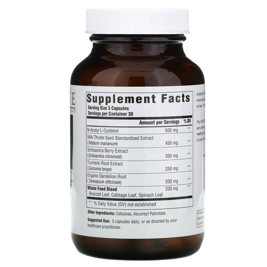 Innate Response Formulas, Innate Detox, 90 Cápsulas - Imagem 2