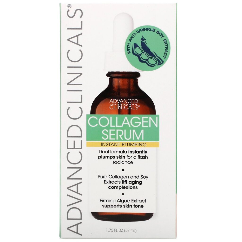 Advanced Clinicals, Colágeno, Soro Preenchedor Instantâneo, 52 ml (1,75 fl oz) - Imagem 2
