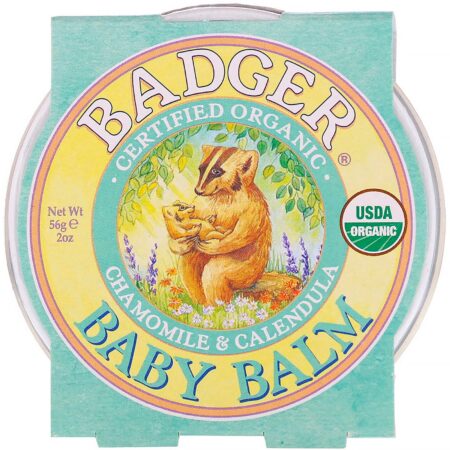 Badger Company, Orgânico, Bálsamo para Bebês, Camomila e Calêndula, 56 g (2 oz) - Image 2