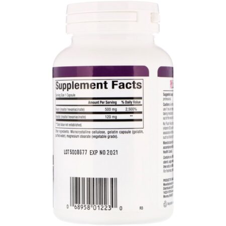 Natural Factors, Niacina No Flush, 500 mg, 90 cápsulas - Image 2