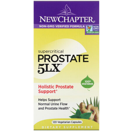 New Chapter, Prostate 5LX, Holistic Prostate Support, 120 Vegetarian Capsules