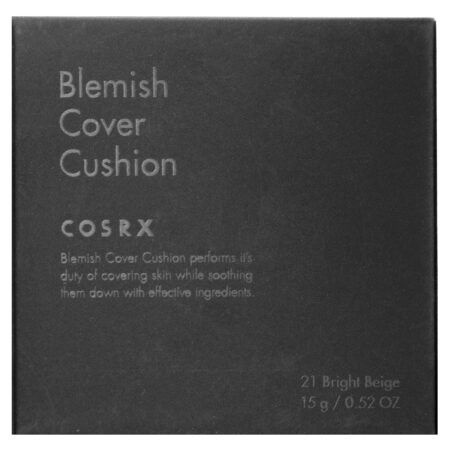 Cosrx, Clear Fit Blemish Cushion, SPF 47, 21 Bright Beige, 0.52 oz (15 g) - Image 2