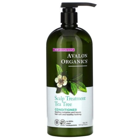 Avalon Organics, Condicionador, Tratamento para o Couro Cabeludo, Árvore do Chá, 32 oz (907g)