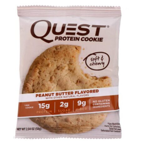 Quest Nutrition, Cookie Proteico, Manteiga de Amendoim, Embalagem com 12, 2,04 oz (58 g) Cada - Image 4