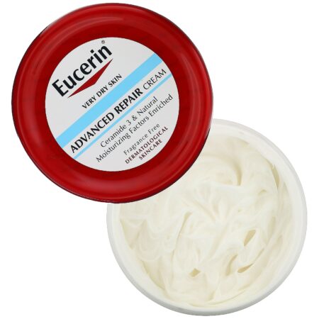 Eucerin, Creme de Reparo Avançado, Sem Perfume, 454 g (16 oz) - Image 3