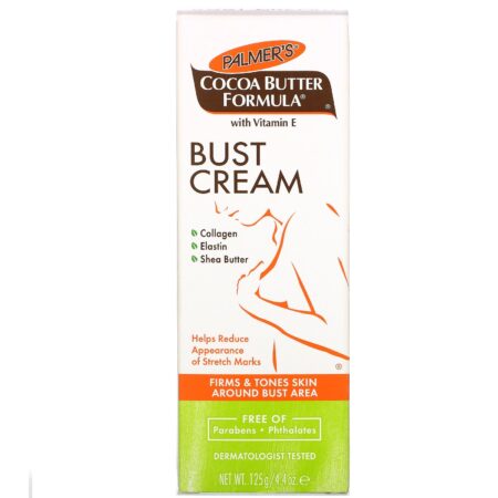 Palmer's, Cocoa Butter Formula, Bust Cream with Vitamin E, 4.4 oz (125 g) - Image 2