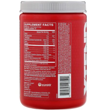 Xtend, Energy, 7 g de BCAA, Framboesa Azul Congelante, 348 g (12,3 oz) - Image 2