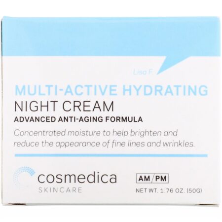 Cosmedica Skincare, Creme Noturno Hidratante Multiativo, Fórmula Avançada Antienvelhecimento, 1,76 oz (50 g) - Image 2