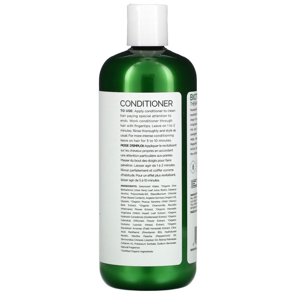Mill Creek Botanicals, Biotin Conditioner, Therapy Formula, 14 fl oz (414 ml) - Imagem 2