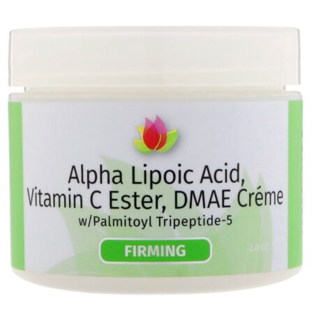 Reviva Labs, Ácido Alfa Lipóico, Vitamina C Ester e Creme DMAE, 2 oz (55 g) - Image 3