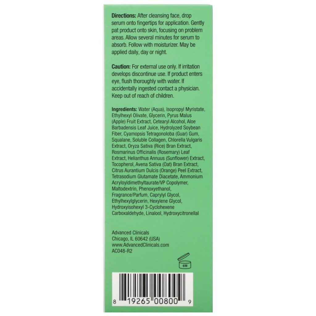 Advanced Clinicals, Colágeno, Soro Preenchedor Instantâneo, 52 ml (1,75 fl oz) - Imagem 3