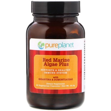 Pure Planet, Red Marine Algae Plus, 90 Cápsulas Vegetarianas