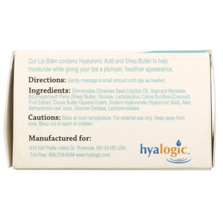 Hyalogic, Balm Labial com Ácido Hialurônico, 14 g (1/2 oz) - Image 5