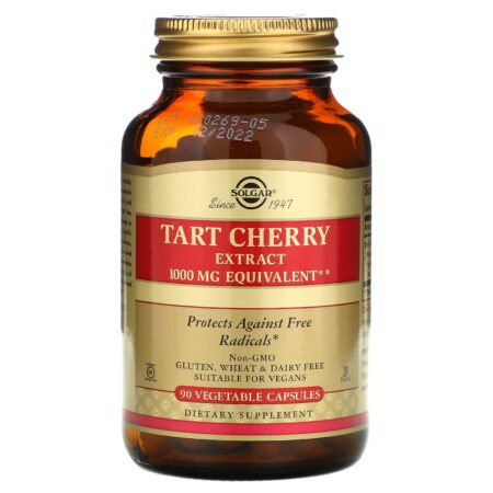 Solgar, Tart Cherry Extract, 90 Cápsulas Vegetais - Image 3