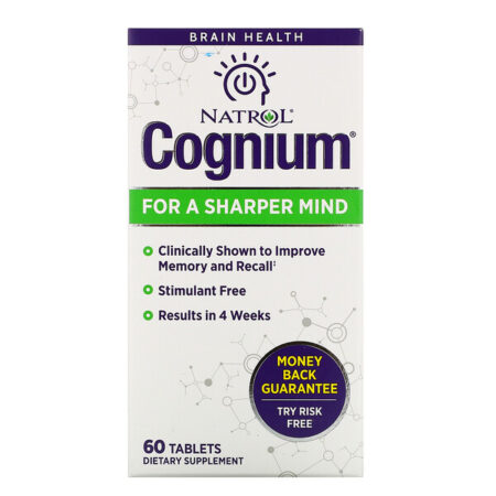 Natrol, Cognium, 60 Comprimidos