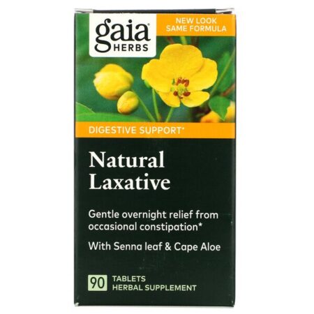 Gaia Herbs, Laxante Natural, 90 Comprimidos